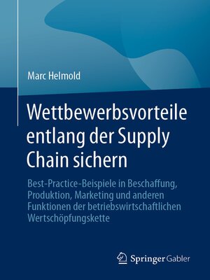 cover image of Wettbewerbsvorteile entlang der Supply Chain sichern